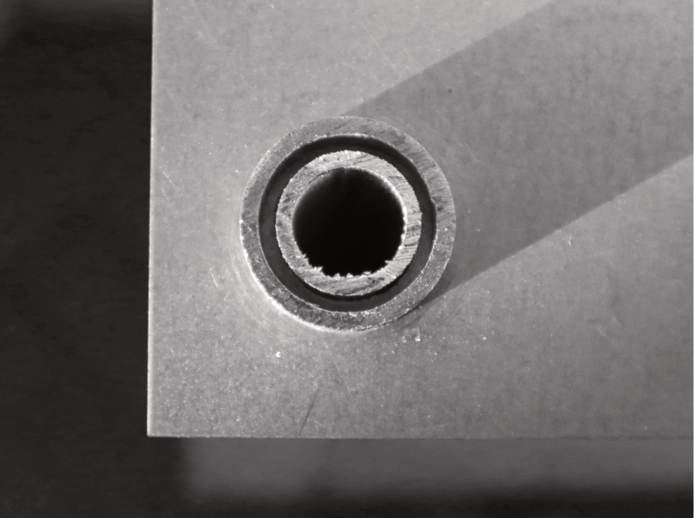 Complex tube piercing joints