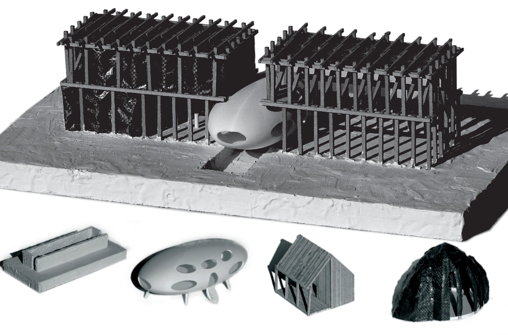 Cut view of project