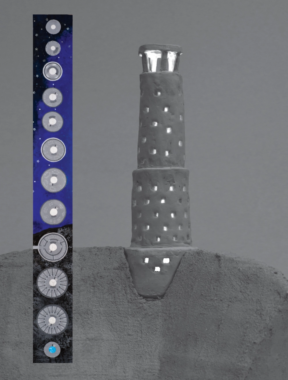 Cut model 1:50